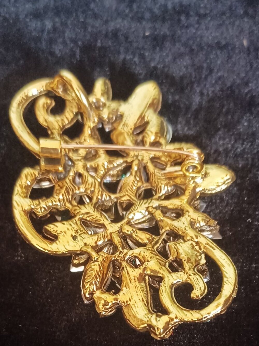 Gorgeous Multi Rhinestone Brooch/Pendant - Picture 2 of 4